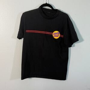 Santa Cruz Skateboards‎ Black Graphic Logo Tee – No Size Tag (Fits Like S/M)
